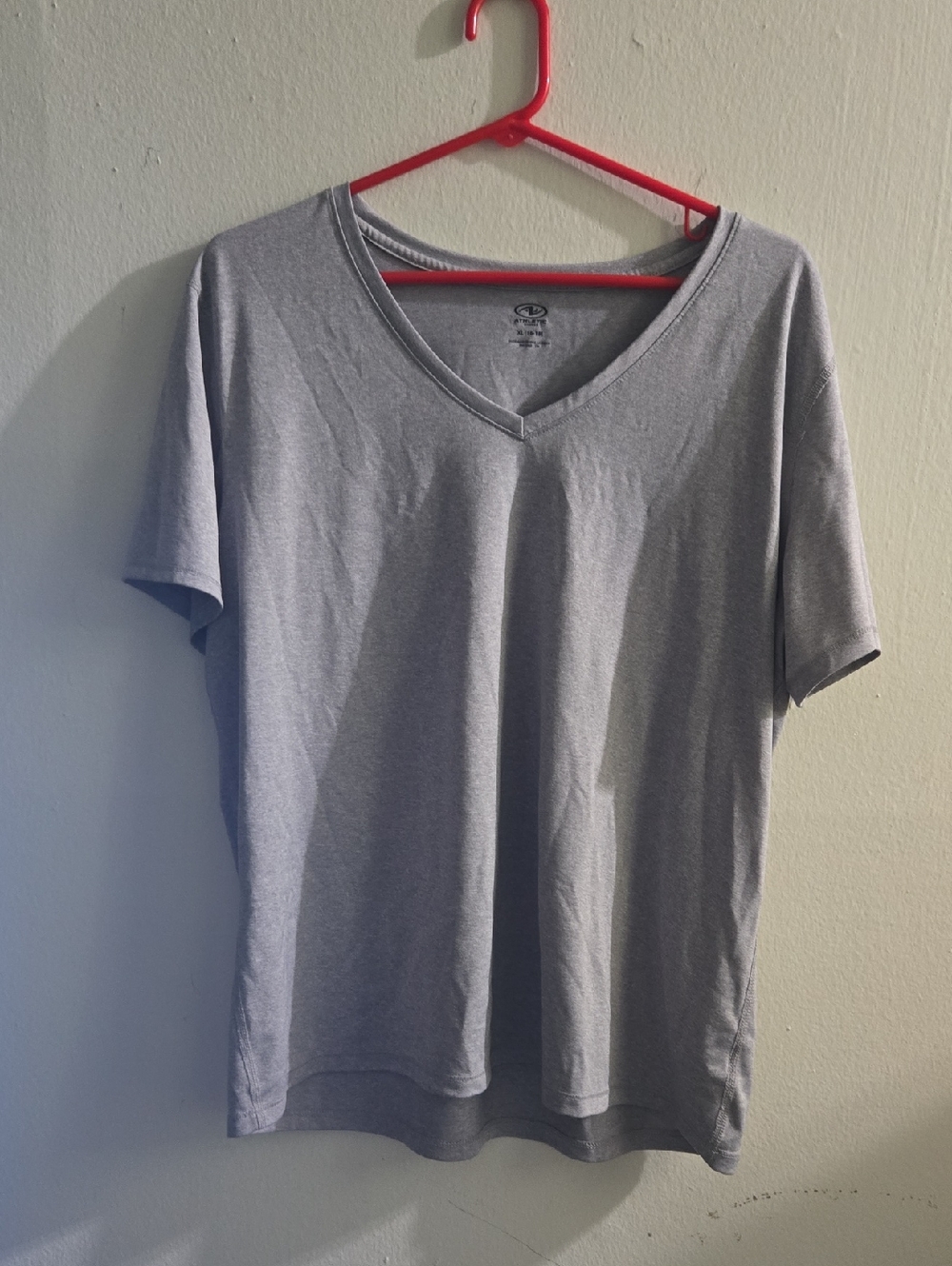 Gray Athletic Works Vneck Tshirt